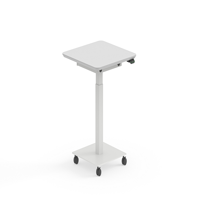 Mobile LINAK DL19 Single Column Height Adjustable Podium Table | FortuneRise