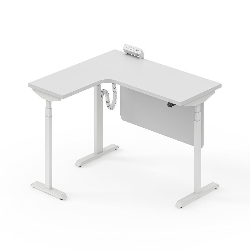 1800×800 L-Shaped LINAK DL6 Triple Leg Executive Sit Stand Desk | FortuneRise