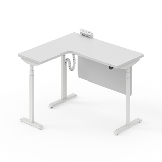 1800×800 L-Shaped LINAK DL6 Triple Leg Executive Sit Stand Desk | FortuneRise