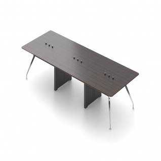 Silver Wing Series Extra Large 3-Piece Spliced Conference Table