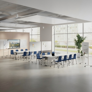  Standard Foldable Modular Training Table